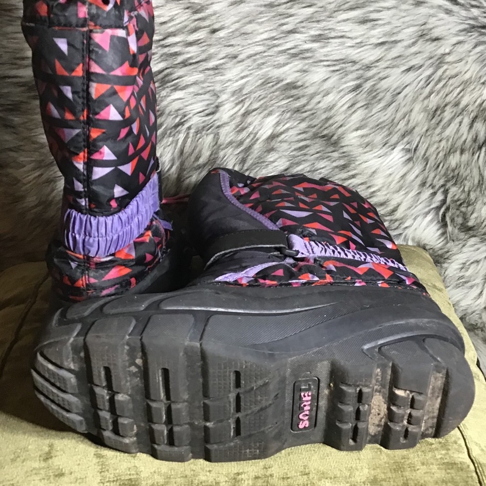 Sorel winter boots waterproof size 5 black/pink - Picture 10 of 11